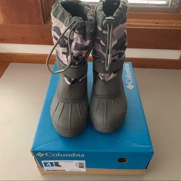 EUC Columbia powderbug boots size 4Y - Picture 1 of 10